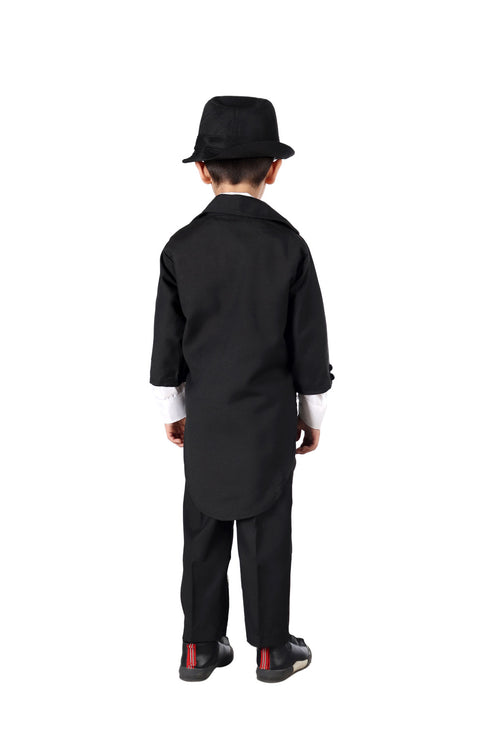 BookMyCostume Charlie Chaplin Dress for Boys | Comic Character Fancy Dress Costume | Charlie Chaplin Costume for Kids
